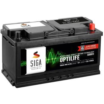 SIGA OPTILIFE Car Battery 100Ah 12V
